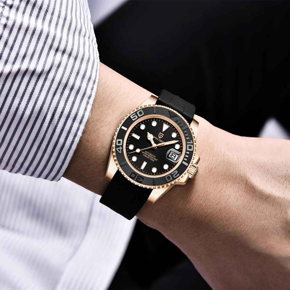 Rolex Yacht watch with silicone strap