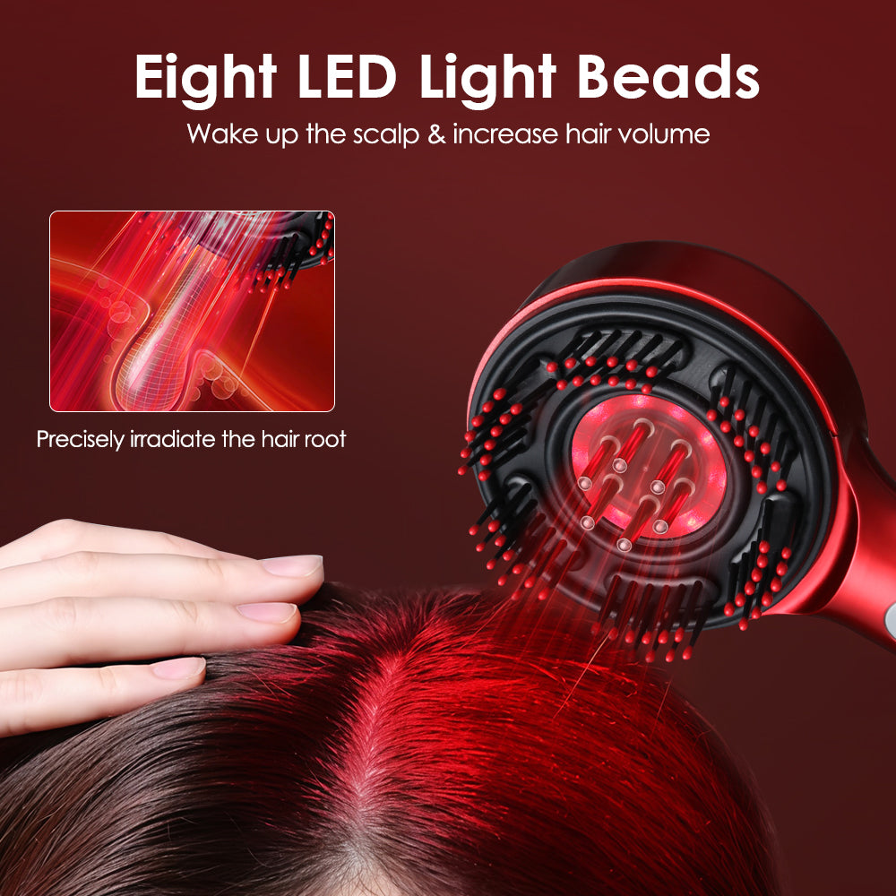 Electric Scalp Massage Comb for Hair  Growth And  Oil Applicator