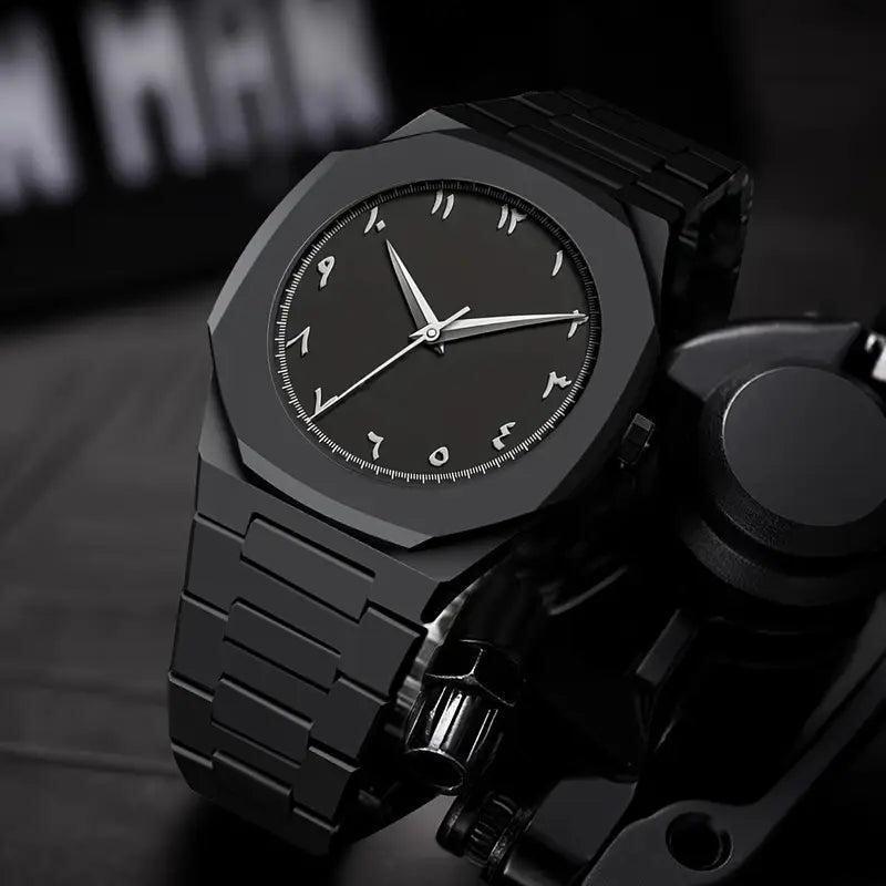 Black Aura Arabic Premium watch