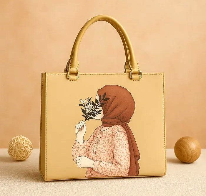 Womens Canvas Stylish Printed Tote Bag