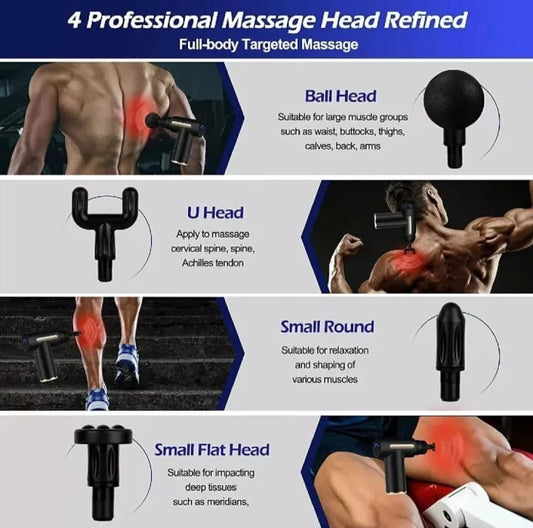 Multifunctional 5in1 Electric Body Massager gun