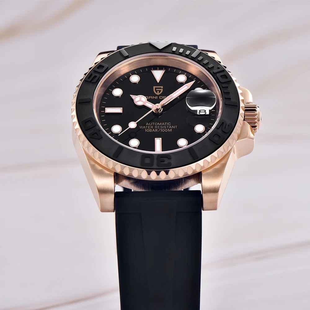 Rolex Yacht watch with silicone strap