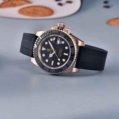 Rolex Yacht watch with silicone strap