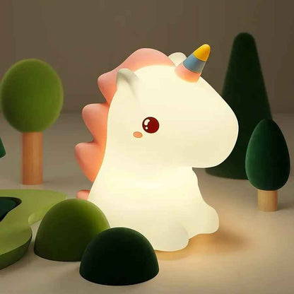 Cute Silicon Unicorn  Night Lamp