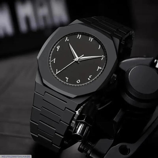 Black Aura Arabic Premium watch