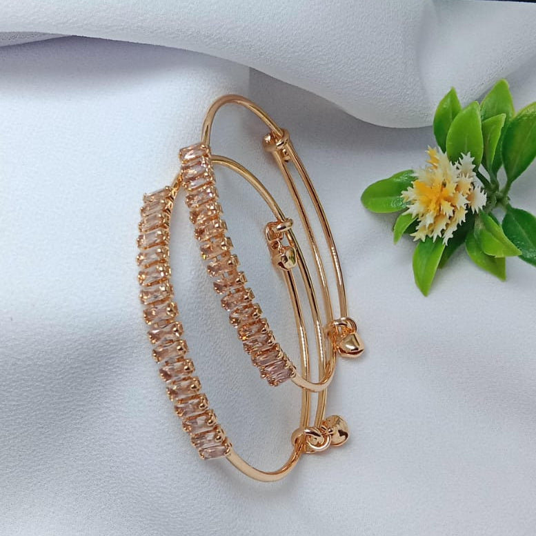 Pair Of Stylish Zarcon bangle