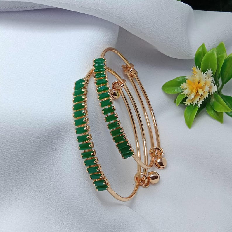 Pair Of Stylish Zarcon bangle