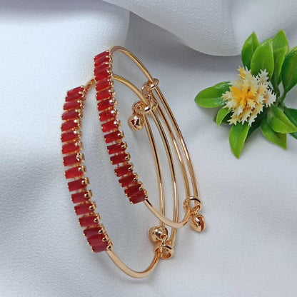 Pair Of Stylish Zarcon bangle