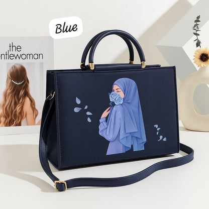 Hijabi girl Printed Crossbody Bags