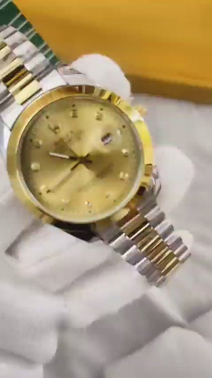 Premium Rolex Regular Stone Watch